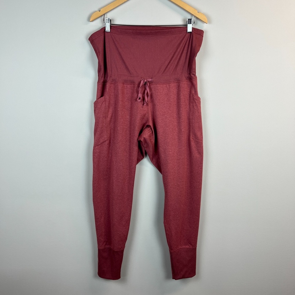 Old Navy CozeCore Pocket Jogger Leggings Women XL Foldover Top Loungewear